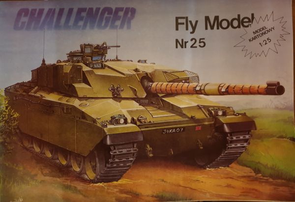 britischer Panzer der III.Generation Challenger, Erstausgabe (FV-4030/4) 1:25