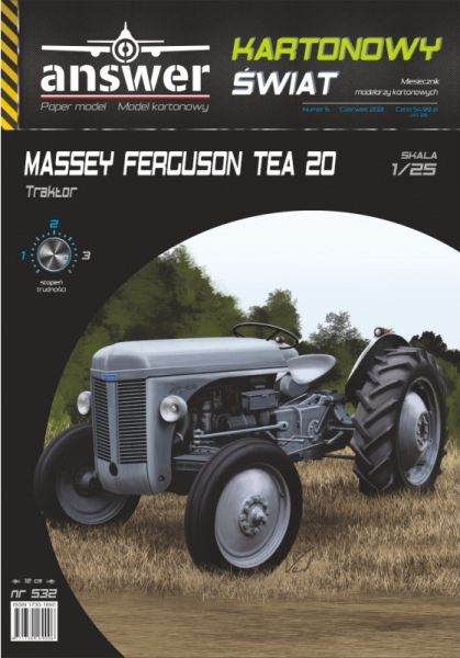 britischer Schlepper Massey Ferguson TEA 20 (1949) 1:25 extrem²