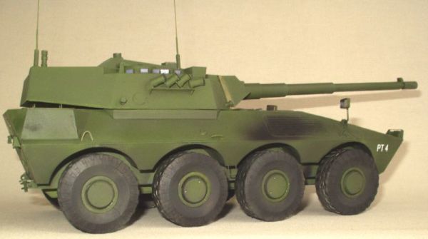 italienischer Rad-Panzerjäger Centauro B-1 (1991) 1:25