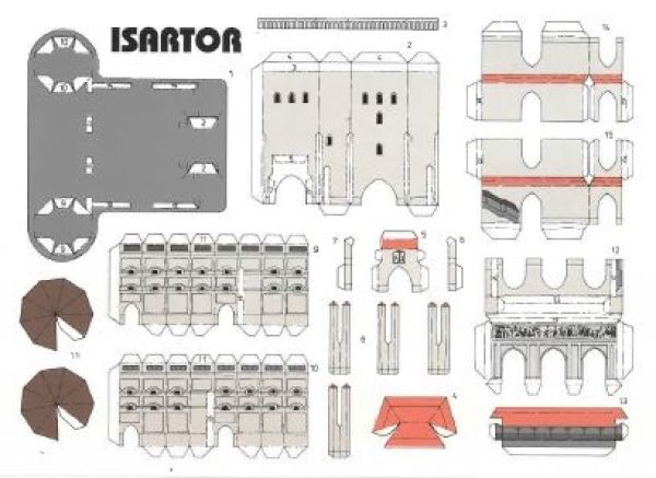 das Isartor aus München (Bauzustand 1833) 1:800 Postkarte, selten, ANGEBOT