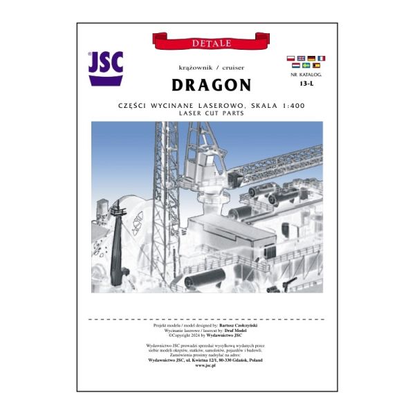 LC-Detailsatz für ORP Dragon 1:400 (JSC Nr. 13-L)