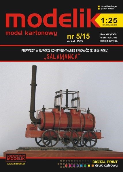 die erste europäische Lokomotive Salamanca vom Blenkinsop & Murray (1816) 1:25