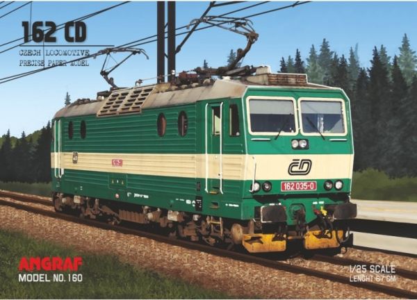 E-Lok 162 CD (Baureihe 499.3) der Tschechoslowakischen Staatsbahn (ČSD) 1:25 extrem²