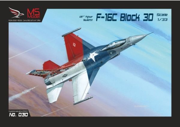 General Dynamic F-16C Block 30 75th Anniversary Scheme of 457th FS 1:33