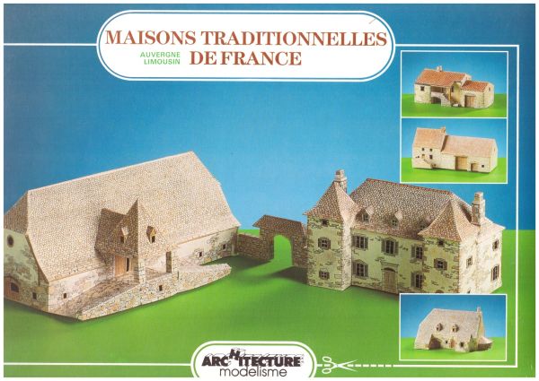 Maisons traditionnelles de France (Traditionelle Häuser Frankreichs), 1:160