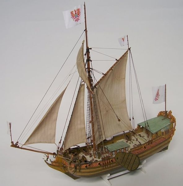 Grosse Jacht der kurbrandenburgischen Marine (1678/79) 1:100 präzise