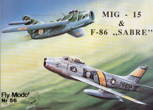 koreanische Mikojan MiG-15 & F-86 La Sabre 1:33 übersetzt, ANGEBOT