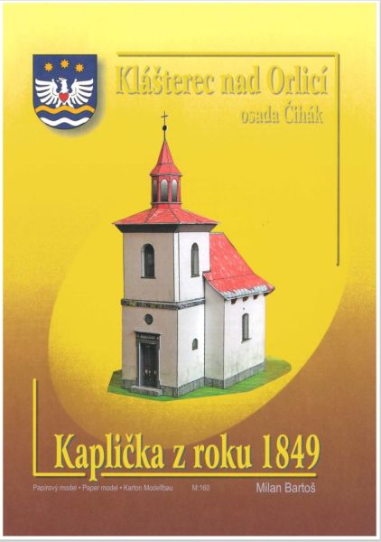  St.-Anna-Kapelle aus dem Jahr 1849 aus Klasterec nad Orlici, Siedlung Cihak 1:160 (Spur N)
