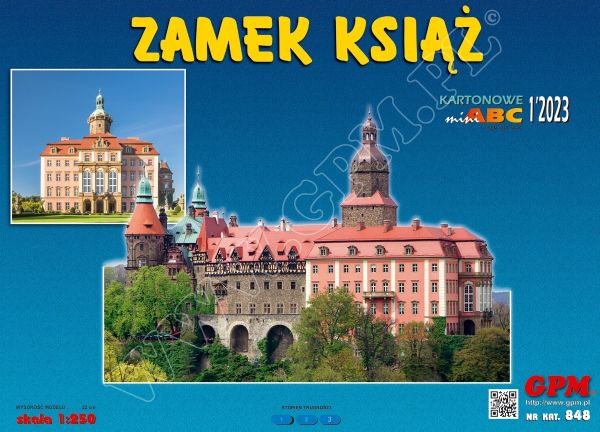 größtes Schloss Schlesiens: Schloss Fürstenstein / Zamek Książ 1:250 inkl. LC-Spanten-/Fenster-/Detailsatz