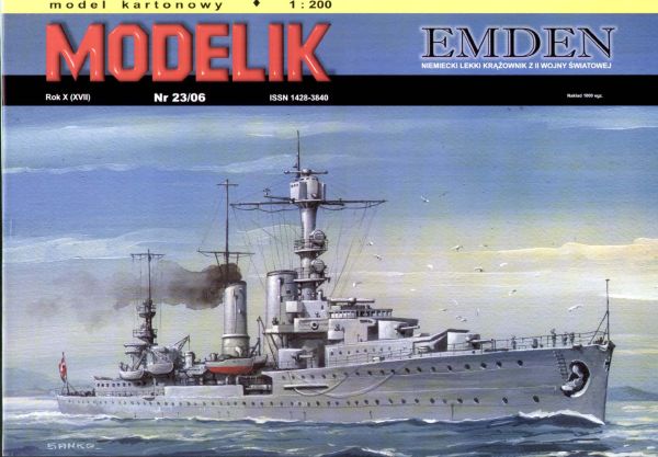 Leichter Kreuzer Emden III (1943) 1:200 Offsetdruck