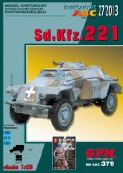 leichter Spähpanzer Sd.Kfz.221 1:25 extrem