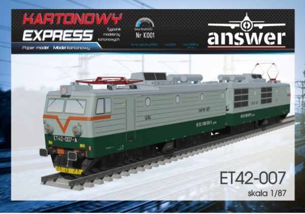 Doppellokomotive für schweren Güterzugdienst ET42-007 (1987) 1:87 (H0)