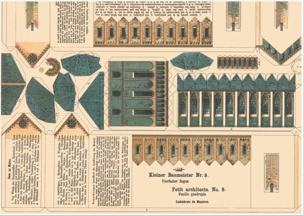 der Dom zu Mainz - Sammlerausgabe des Reprints des Verlages Joseph Scholz aus Mainz aus dem 19. Jahrhundert