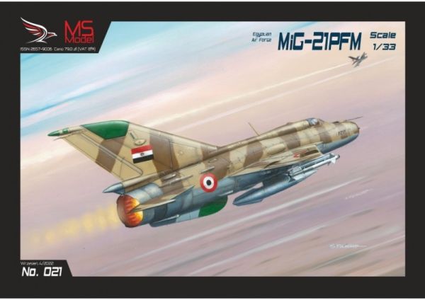 sowjetischer Abfangjäger Mikoyan Mig-21 PFM (Fishbed J) ägyptischer Luftwaffe 1:33 extrem präzise