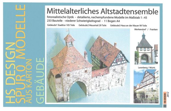 Mittelalterliches Altstadtensemble 1:45 ANGEBOT