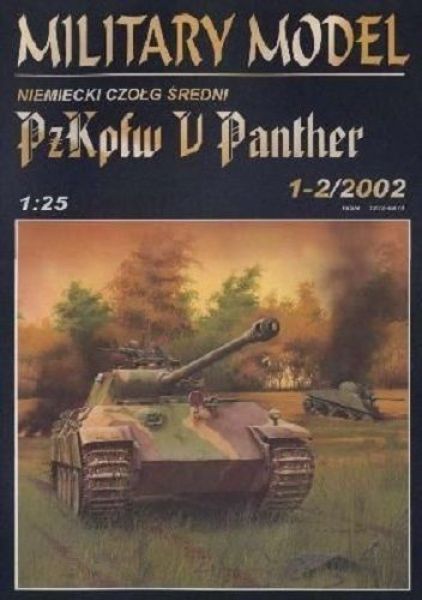 mittelschwerer Panzer Pz.Kpfw.V Panther Ausf.G 1:25 extrem, übersetzt