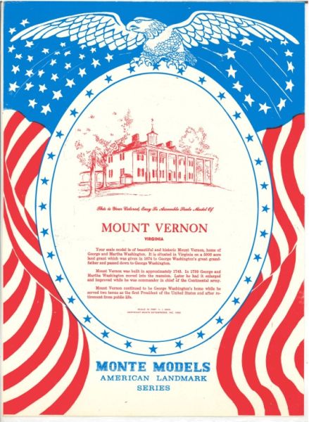 Landsitz des ersten Präsidenten der USA, George Washington - Mount Vernon, Virginia, USA 1:120