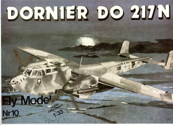 Nachtjäger Dornier Do-217N 1:33 (FlyModel Nr.10) übersetzt