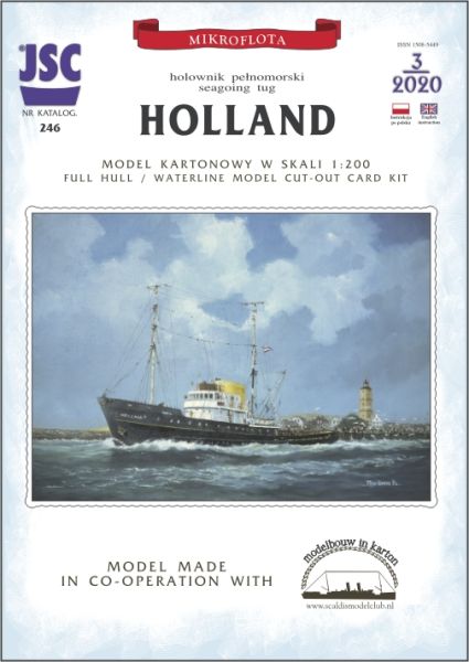 niederländischer Seeschlepper Holland (Bj. 1951) 1:200 (JSC-Ausgabe 2020)