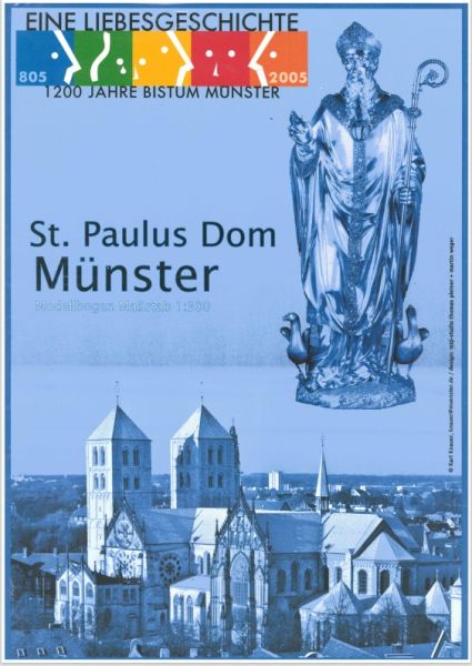 St.-Paulus-Dom aus Münster 1:300 deutsche Anleitung, Erstausgabe