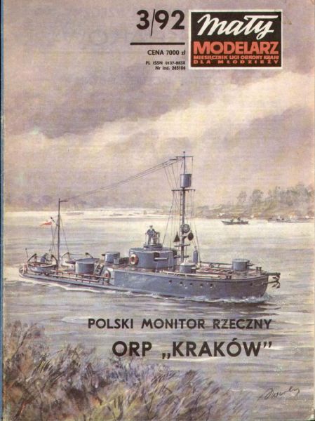 poln. Flussmonitor ORP Krakow  (1926) 1:100 ANGEBOT