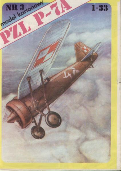 polnisches Jagdflugzeug PZL P-7A (1939) 1:33 übersetzt, ANGEBOT