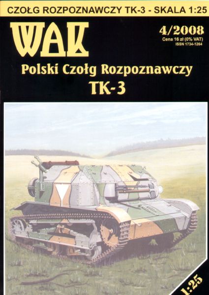 polnische Tankette TK-3 (1931) 1:25