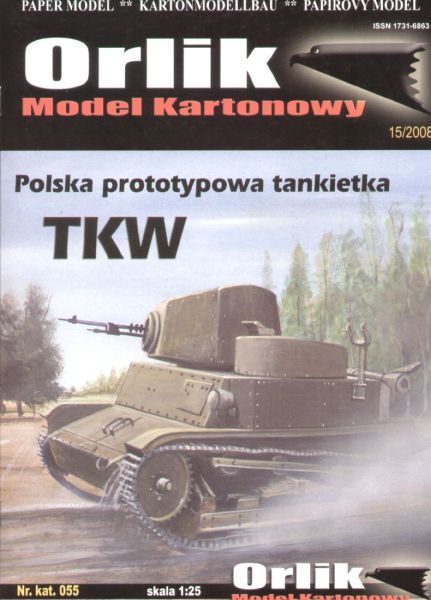 polnische Tankette TKW (1936) 1:25