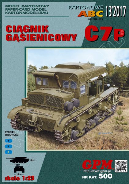 polnischer Artillerieschlepper C7P (1933-34) 1:25 extrem²