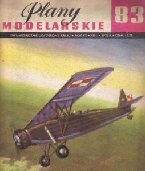 polnisches Beobachtungsflugzeug LWS (RWD-14) Czapla (1939) 1:10 Baupläne