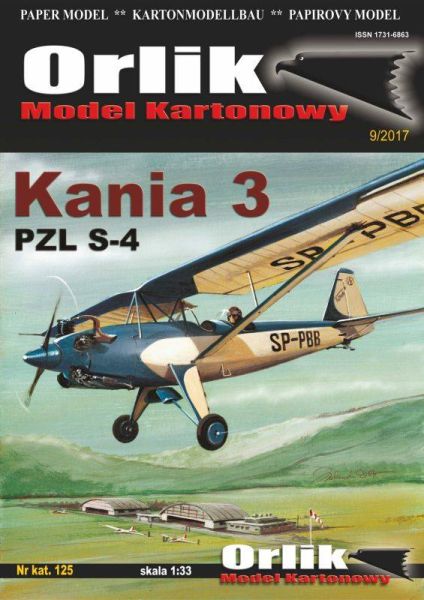 polnisches Segelflugzeug-Schleppflugzeug PZL S-4 Kania 3 (in 2 Versionen) 1:33