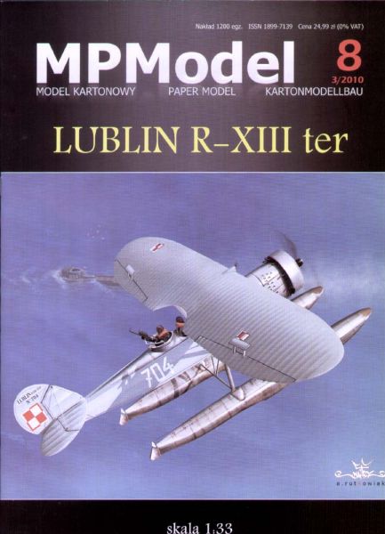 polnisches Wasserflugzeug Lublin R-XIII ter (1939) 1:33
