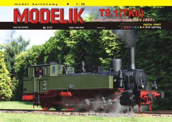 preußische KPEV-Güterzug-Tenderdampflokomotive T9.1 (TKi1) aus dem Jahr 1893 1:25