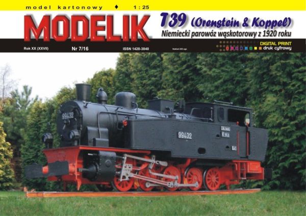 preußische Schmalspurlokomotive T39 (Bj. 1920) 1:25