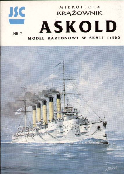 russischer Kreuzer Askold (1900) 1:400 Erstausgabe