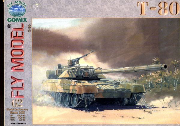 russischer Schwerpanzer der 3.Generation T-80 UD (90er) 1:25 (3. Auflage)