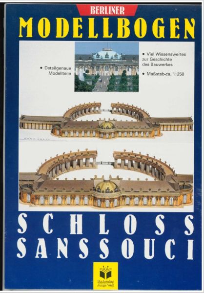Schloss Sanssouci in Potsdam 1:250 Buchverlag Junge Welt