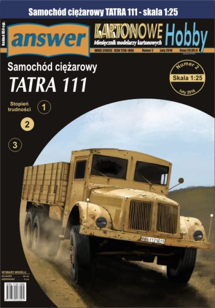schwerer Lastkraftwagen Tatra 111 (Afrika Corps) 1:25 extrem²