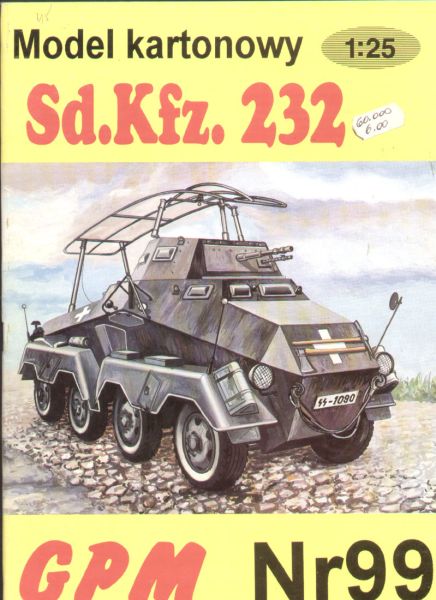 schwerer Radpanzerwagen Sd.Kfz. 232 optional Sd.Kfz. 231 1:25