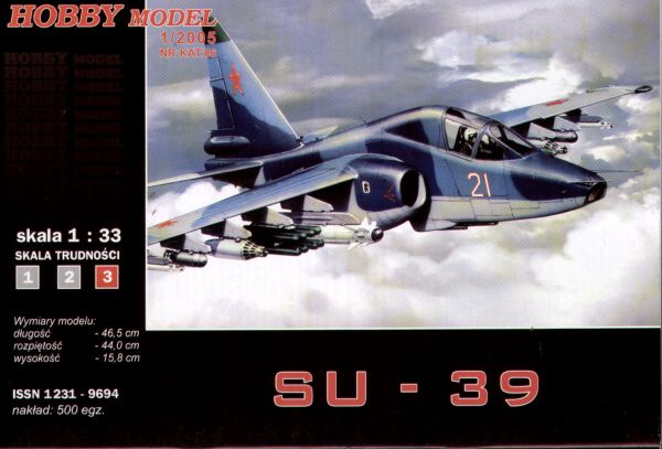 sowjet. Panzerjäger Suchoj Su-39 (Ende 1990er) 1:33 übersetzt