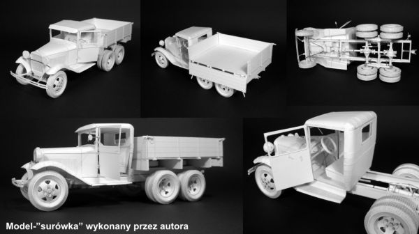 sowjetischer Lastkraftwagen GAZ-AAA der 1937-Baureihe 1:25 Offsetdruck