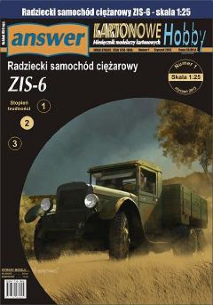sowjetischer Lastkraftwagen ZiS-6 1:25