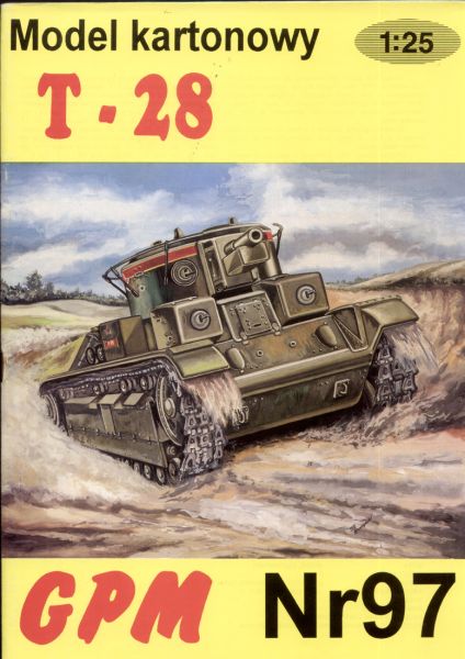 sowjetischer Panzer T-28 - Kommandofahrzeug 1:25 ANGEBOT