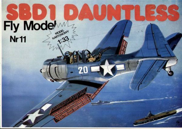 Stürzbomber Douglas Aircraft SBD-1 Dauntless 1:33 übersetzt