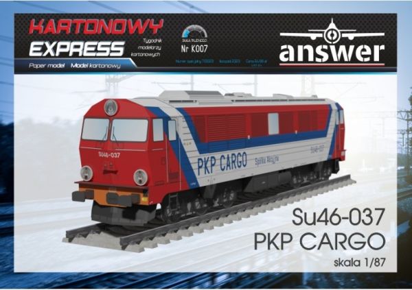 sechsachsige Strecken-Diesellokomotive SU46-037 PKP Cargo 1:87