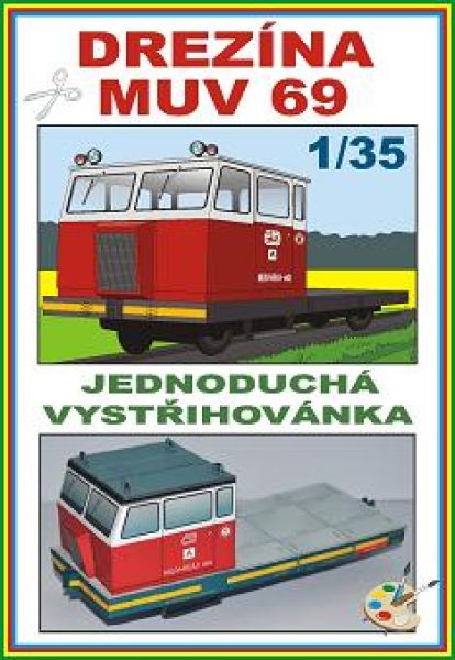 tschechischer Gleiskleinwagen MUV-69 1:35 einfach