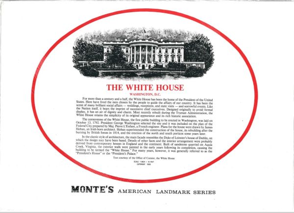 The White House, Washington D.C., USA / das Weiße Haus 1:120