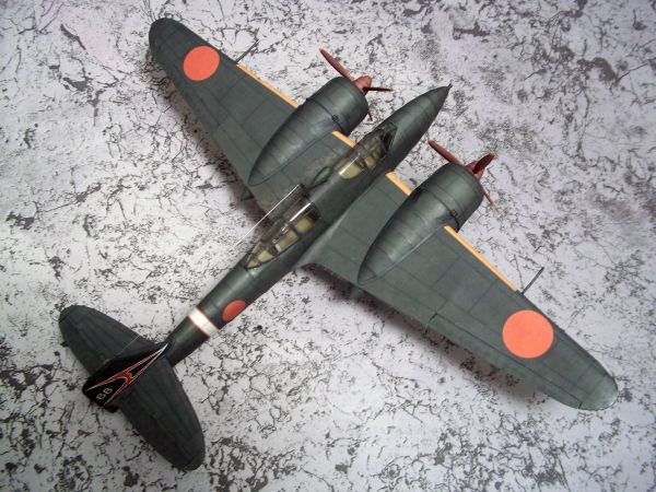 japanischer Jagdflugzeug Kawasaki Ki-102 (1943) 1:33