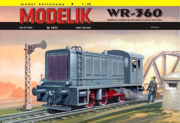 Wehrmacht-Rangier-Diesellok WR-360 (Deutschland 1937-1950) 1:25