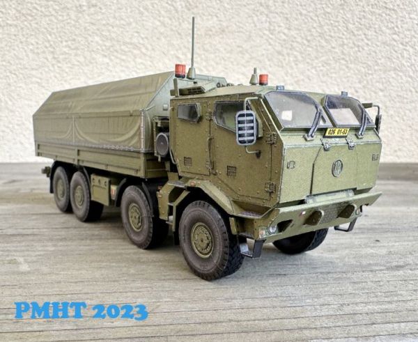 Tatra 815-7 8x8.1 mit gepanzertem Fahrerhaus, Pritsche mit oder ohne Plane 1:53 präzise